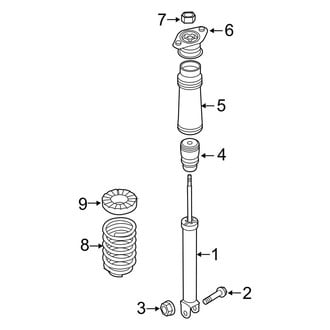 Kia OE - Rear Suspension - Shocks & Components (FWD)