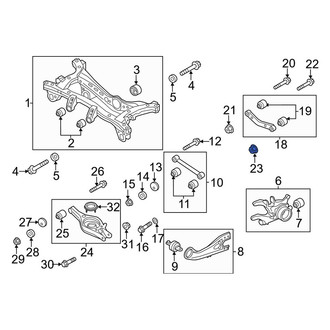 Kia OE - Suspension Strut Mount Nut