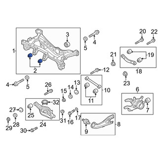 Kia OE - Front Suspension Crossmember Insulator