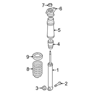 Kia OE - Rear Suspension - Shocks & Components (AWD)