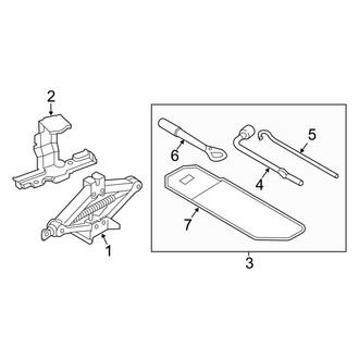 Kia OE - Rear Body & Floor - Jack & Components