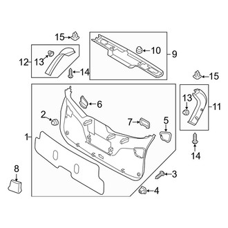 Kia OE - Lift Gate - Interior Trim