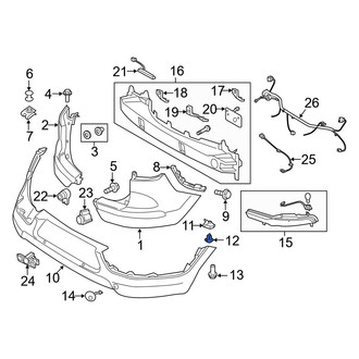 Kia OE - Bumper Cover Retainer