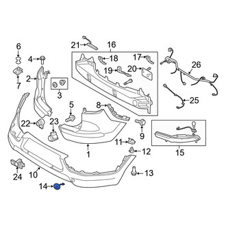 Kia OE - Rear Tow Eye Cap