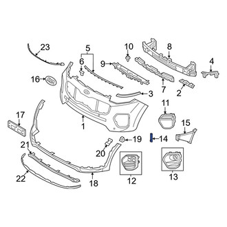 Kia OE - Front Left Fog Light Bracket