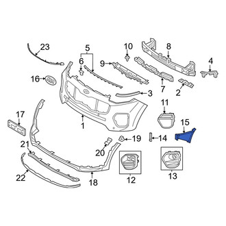 Kia OE - Front Right Radiator Support Air Duct