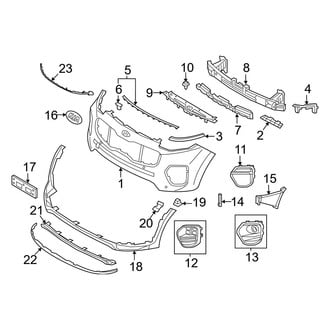 Kia OE - Front Bumper & Grille - Bumper & Components (FWD)