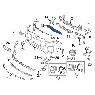 Kia OE - Front Radiator Support Access Cover