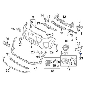 Kia OE - Brake Air Duct Rivet