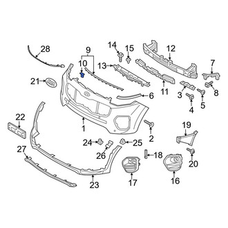 Kia OE - Hood Seal Clip