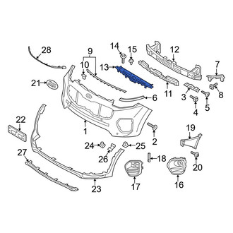 Kia OE - Front Radiator Support Access Cover