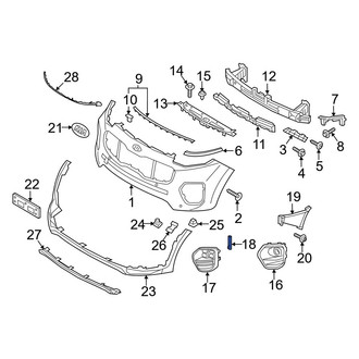 Kia OE - Front Right Fog Light Bracket