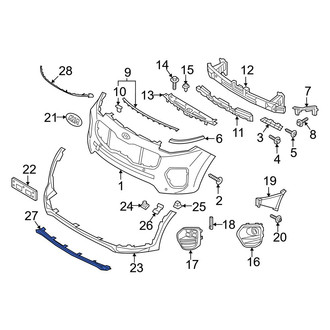 Kia OE - Front Lower Bumper Protection Pad
