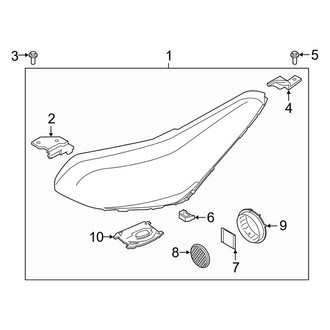 Kia OE - Front Lamps - Headlamp Components (LED), (SX Turbo)