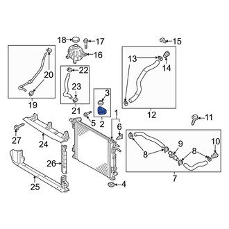 Kia OE - Radiator Mount Bracket