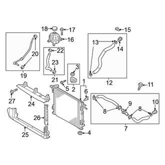Kia OE - Cooling - Radiator & Components (2.0L Gas)