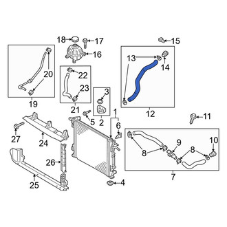 Kia OE - Upper Radiator Coolant Hose