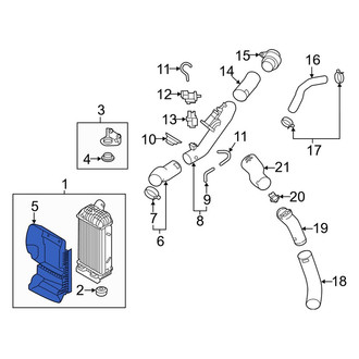 Kia OE - Front Right Radiator Support Air Duct