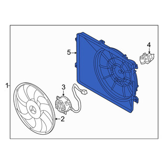 Kia OE - Front Engine Cooling Fan Shroud