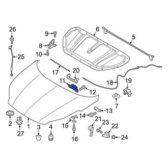Kia OE - Front Hood Latch