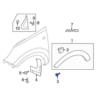 Kia OE - Front Rocker Panel Molding Screw