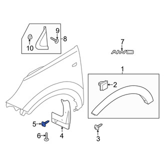 Kia OE - Front Rocker Panel Molding Screw