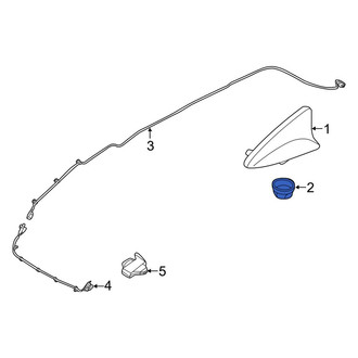 Kia OE - Radio Antenna Mast Nut