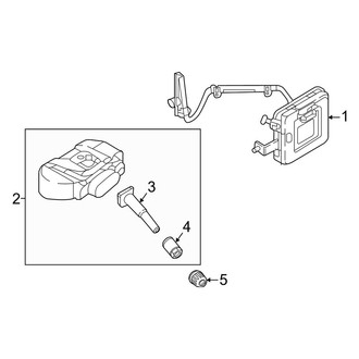 Kia OE - Electrical - Tire Pressure Monitor Components (EX / LX / SX Turbo)