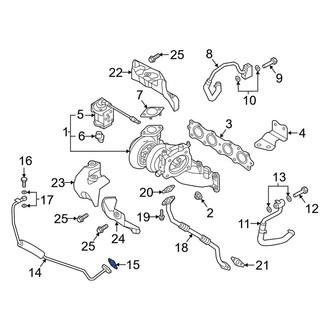 Kia OE - Turbocharger Oil Line Gasket