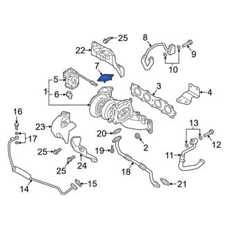 Kia OE - Turbocharger Wastegate Actuator Gasket