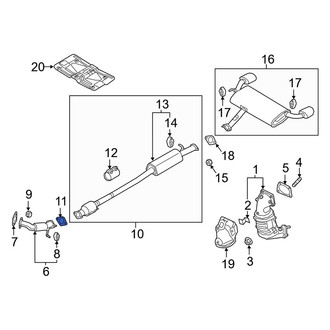 Kia OE - Front Exhaust Pipe Flange Gasket