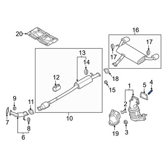 Kia OE - Catalytic Converter Stud