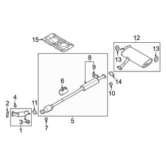 Kia OE - Exhaust System - Exhaust Components (2.4L)