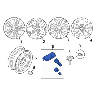 Kia OE - Tire Pressure Monitoring System (TPMS) Sensor