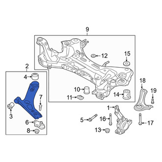 Kia OE - Front Right Suspension Control Arm