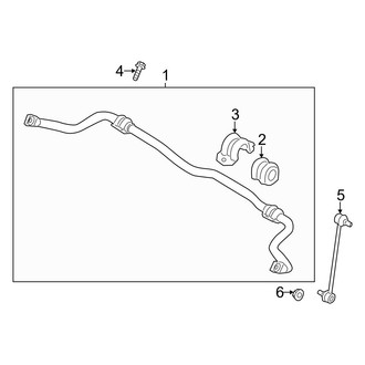 Kia OE - Front Suspension - Stabilizer Bar & Components (EX / LX / SX Turbo)