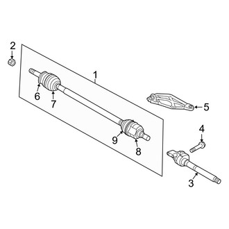 Kia OE - Front Suspension - Drive Axles (6 Engine VIN Character)