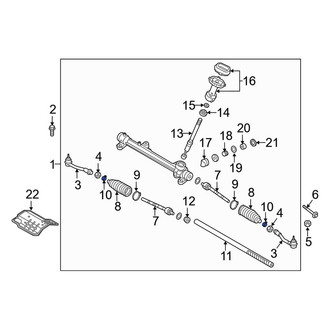 Kia OE - Rack and Pinion Bellows Clamp
