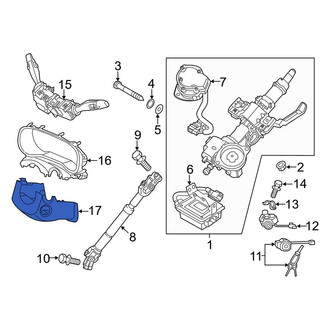 Kia OE - Upper Steering Column Cover