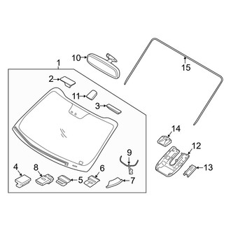 Kia OE - Windshield - Glass