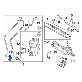 Kia OE - Windshield Washer Pump