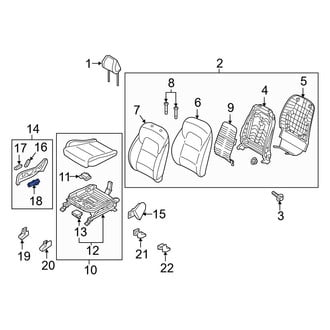 Kia OE - Front Right Power Seat Switch