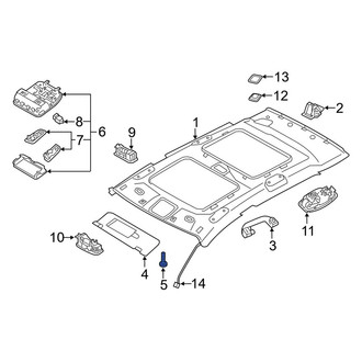 Kia OE - Sun Visor Screw