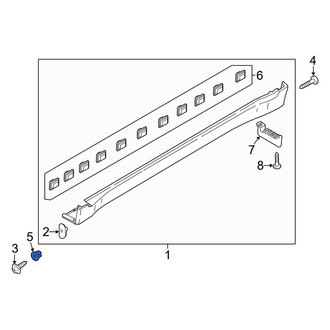Kia OE - Rocker Panel Molding Nut