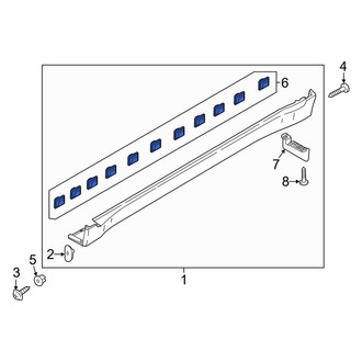 Kia OE - Rocker Panel Molding Clip