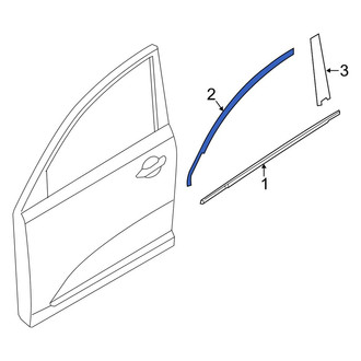 Kia OE - Rear Right Door Reveal Molding