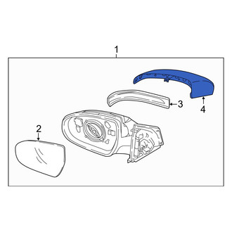 Kia OE - Front Left Door Mirror Cover