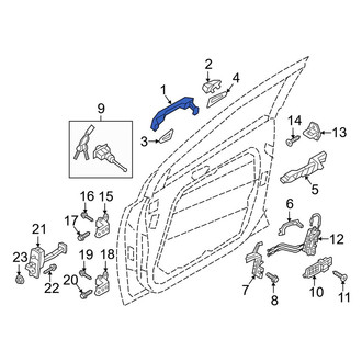 Kia OE - Front Right Outer Exterior Door Handle