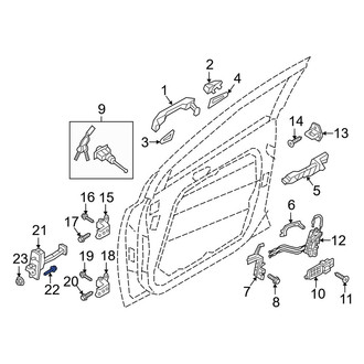 Kia OE - Center Radiator Support Splash Shield Bolt