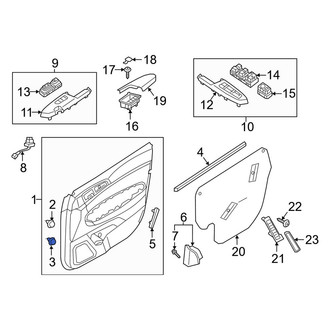 Kia OE - Door Interior Trim Panel Retainer